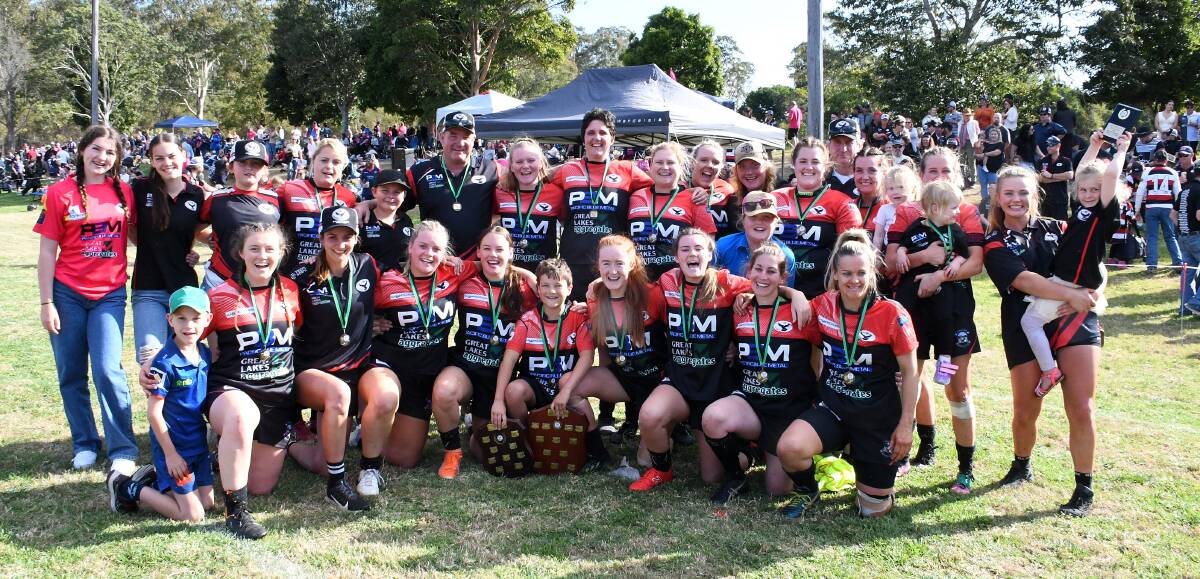 Gloucester Cockies premiership winning squad after their 17-10 defeat of Manning Ratz in last year's grand final played at Taree. The new season starts on April 6.