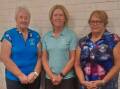 Division winners at Gloucester Golf Ladies day: from left to right, Margaret Dunn (Division 2), Faye OBrien (Emerald Downs, Division 1), Moya Harris (Division 3). Picture supplied