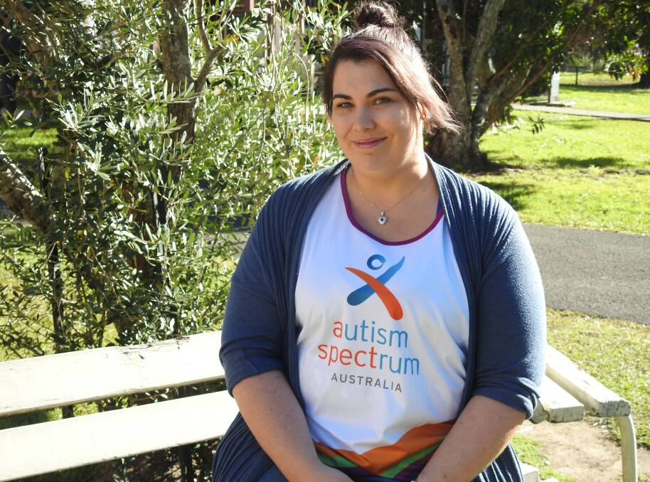 GRATEFUL: Samantha Chapman is so thrilled with the support her family get from autism charity, Aspect, that she's raising funds for them.
