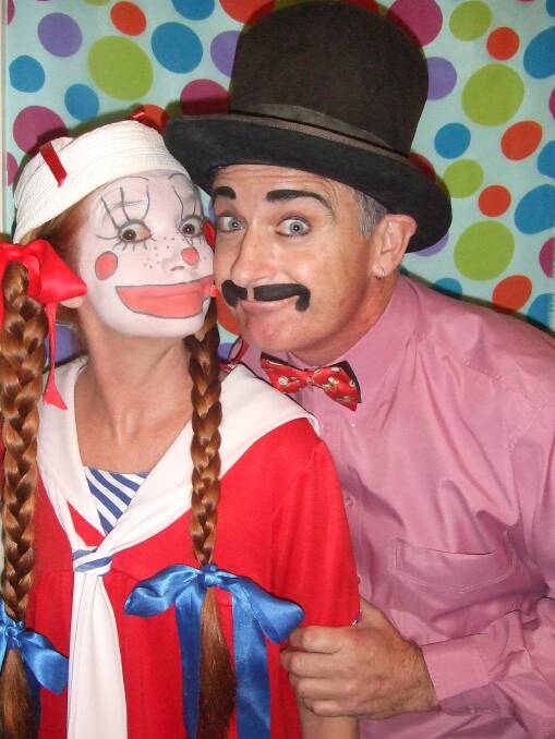 Mr Willy Doodrop and Bubbles the Clown 