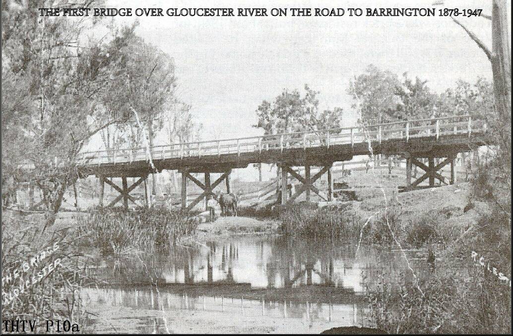 Looking back in time: The Gloucester Historical Society shares the history of the Gloucester River Bridge. Picture: Supplied