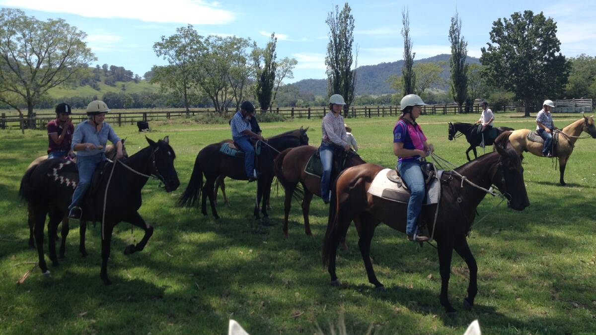 Riders braved hot conditions for the first event of the year with the Gloucester Branch Australian Stock Horse Society.