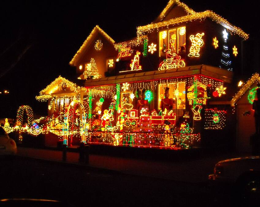 Can your house be seen from space? The Gloucester Advocate is holding a Christmas lights house decorating competition for the best in the area.
