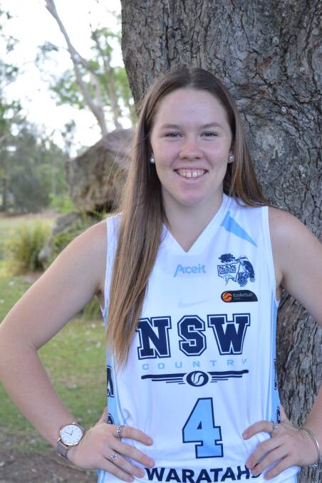 Love the sport: Jessica Relf has a passion for basketball and hopes to play in the United States. Picture: Anne Keen