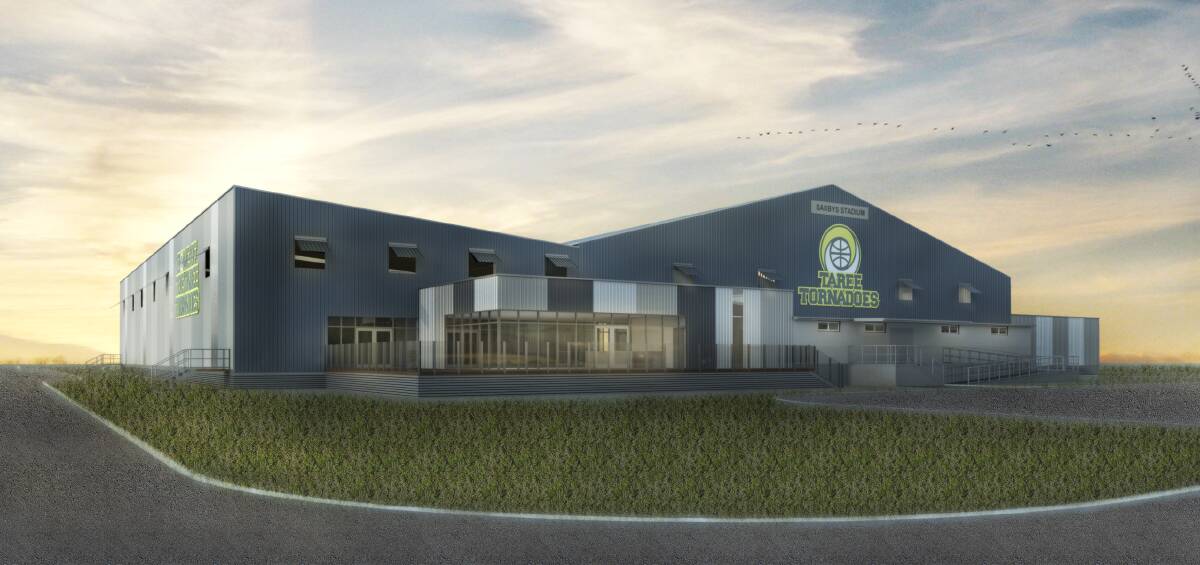 Architectural plans are being costed for the proposed duplication of Saxby's Stadium. The intention of Taree Basketball Association is to deliver State MP Stephen Bromhead and Federal MP Dr David Gillespie with a "shovel-ready project" to assist them to secure government funding.