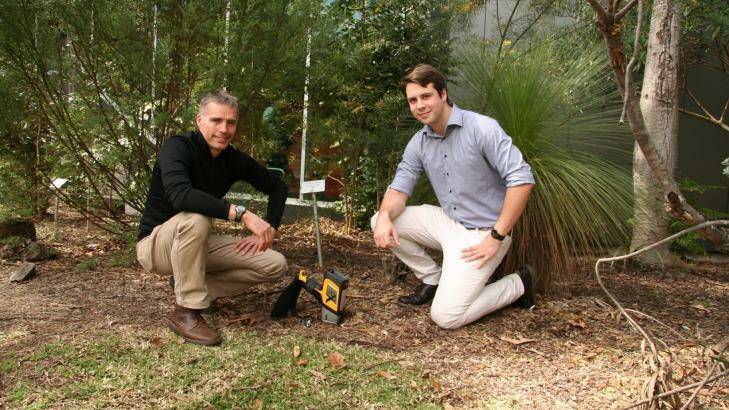 VegeSafe members Mark Taylor and Marek Rouillon, of Department of Environmental Sciences at Macquarie University.