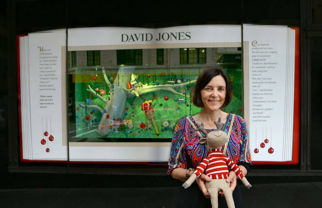 Ursula Dubosarsky is one of Austalia's best children's book writers, and has written a story that is told in the David Jones Christmas windows this year. Photo: Dallas Kilponen