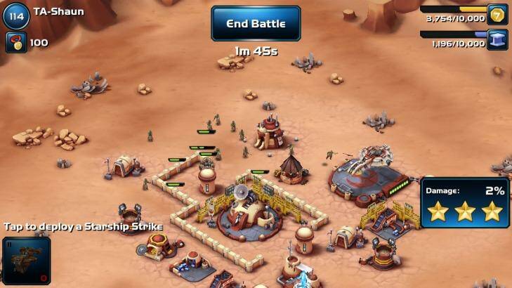 Clash of sands: channel your inner Jawa in <i>Star Wars: Commander</i>. 