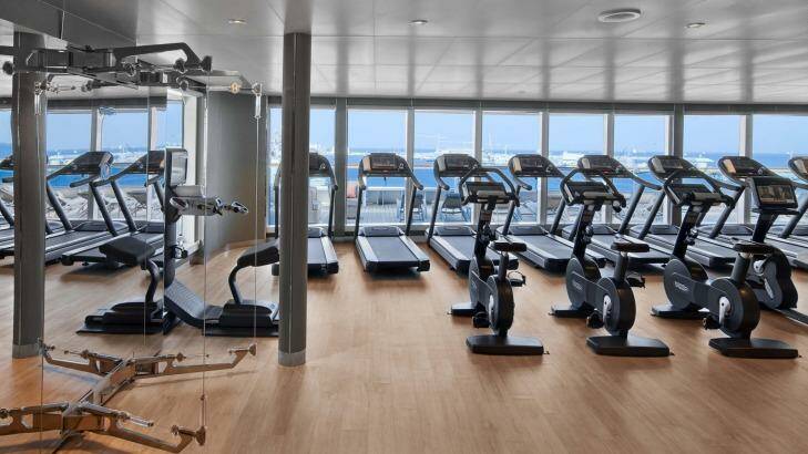 The fitness centre offers a series of complimentary classes.