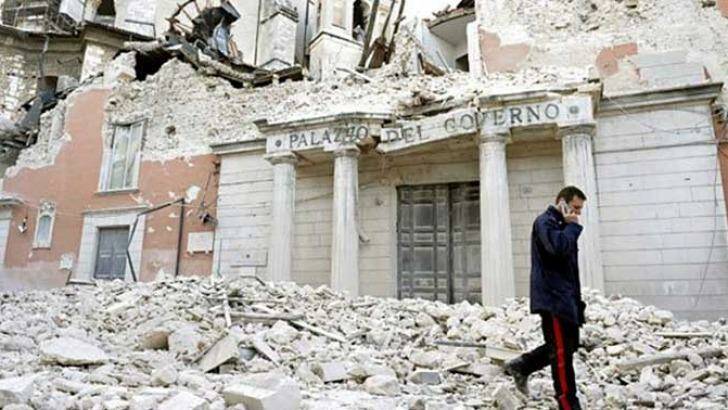 Devastation after the major earthquake in central Italy