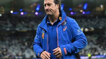 Western Bulldogs head coach Luke Beveridge wants the AFL's illicit-drugs policy to be overhauled. (James Ross/AAP PHOTOS)