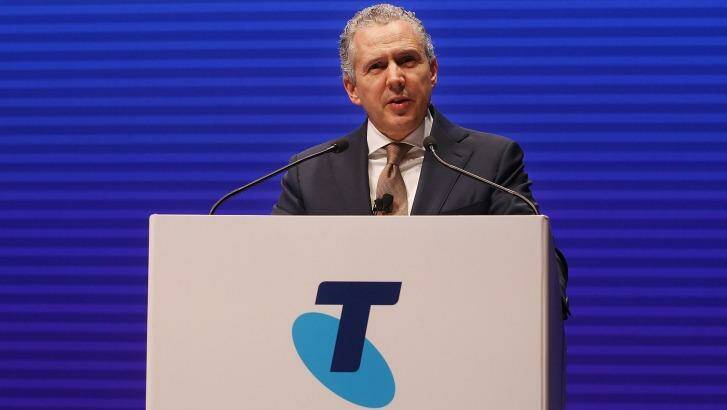 Chief executive Andrew Penn will tell shareholders at Telstra's annual general meeting on Tuesday the company is weighing an appeal against last week's ACCC decision.  Photo: Peter Braig