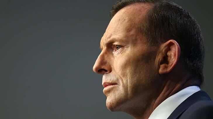 Tony Abbott: "All we want to do is bring home our dead." Photo: Alex Ellinghausen