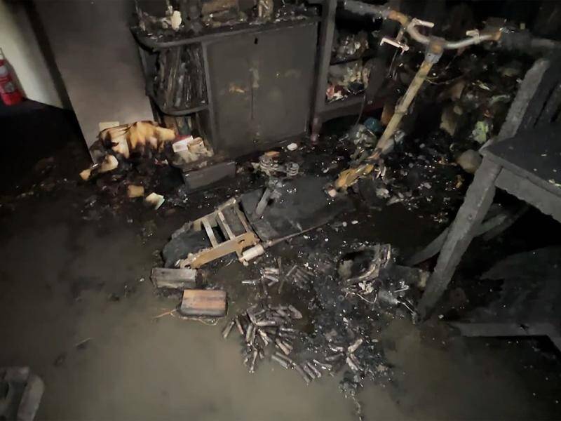 A unit in Sydney's west was gutted by a fire traced to an e-scooter left charging. (PR HANDOUT IMAGE PHOTO)