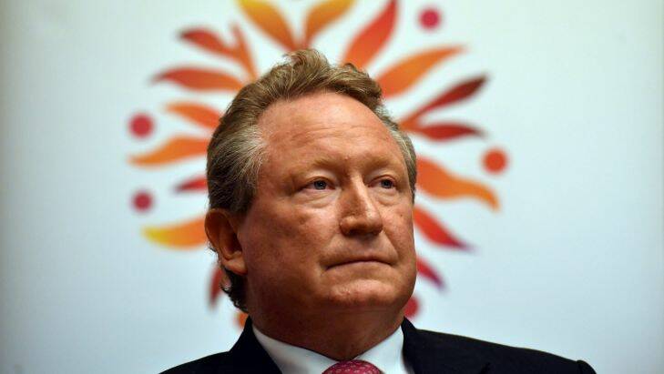 Fortescue Metals Group CEO and philanthropist Andrew 'Twiggy' Forrest. Picture: AAP Image/Mick Tsikas