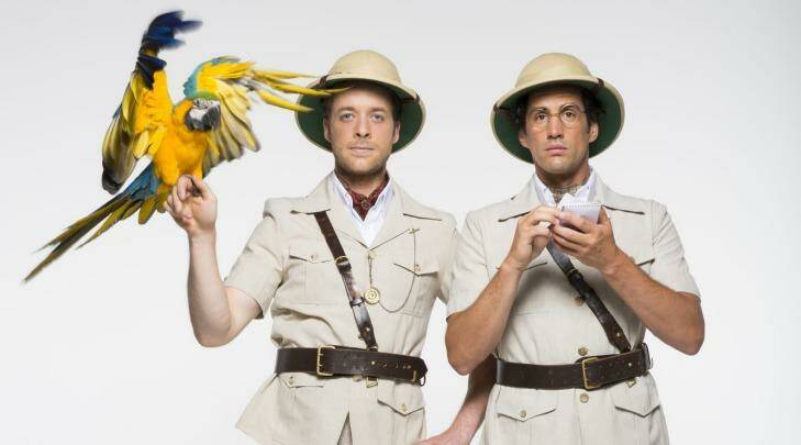 Hamish Blake and Andy Lee headed for South America in 2014 for their gap year series.  Photo: Channel 9