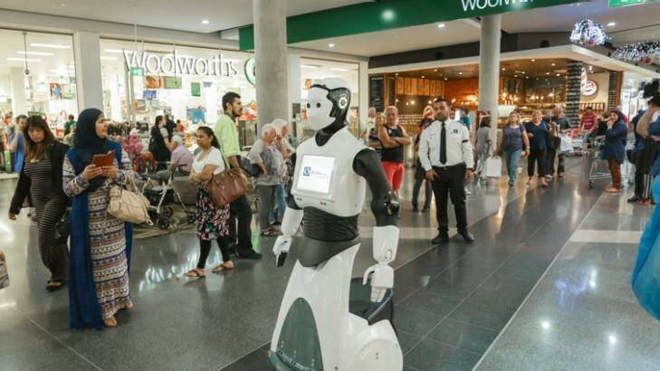 Chip is one of only three models in the world being used at Stockland malls. Photo: supplied
