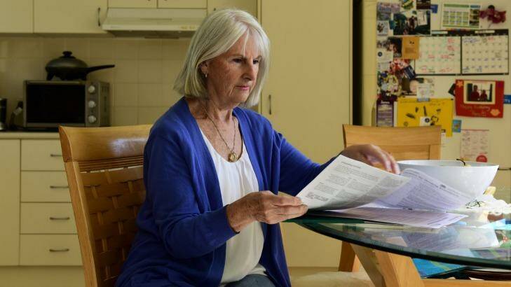 Caringbah woman Gloria Taylor was left bereft by the death of her husband Ken last year but adding to her despair was a debt accumulated when she and her cancer-stricken husband were unable to work. 
 Photo:  Brendan Esposito