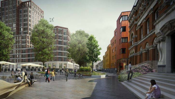 An artist's impression of Elephant & Castle project being developed in London by Lendlease.