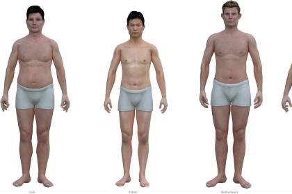 Image of man: How does Mr Average Australia compare to other countries? Photo: Nickolay Lam
