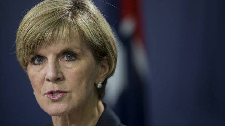 Foreign Affairs Minister Julie Bishop: "profoundly dismayed". Photo: Nic Walker