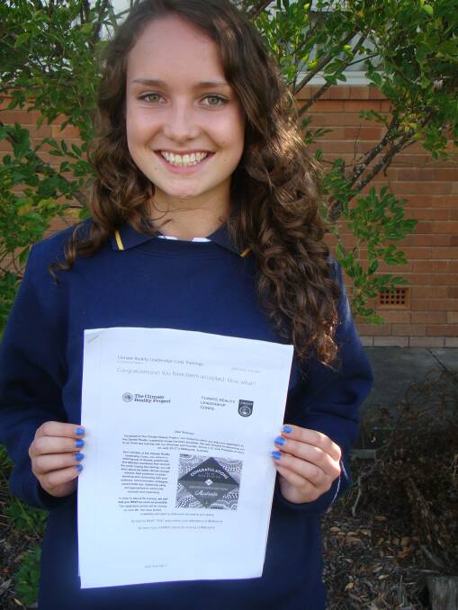 Gloucester High student will head to a climate change conference in Melbourne this week being run by former US vice president Al Gore. 