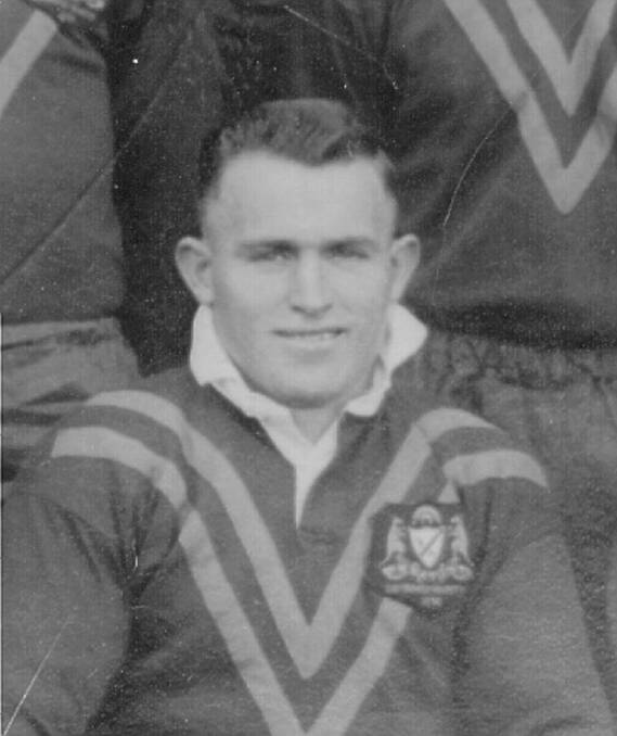 Don ‘Bandy’ Adams was a nuggety winger who scored plenty of tries for club, State and country in a career that spanned nearly 500 games. Pic courtesy of the Newcastle Museum.