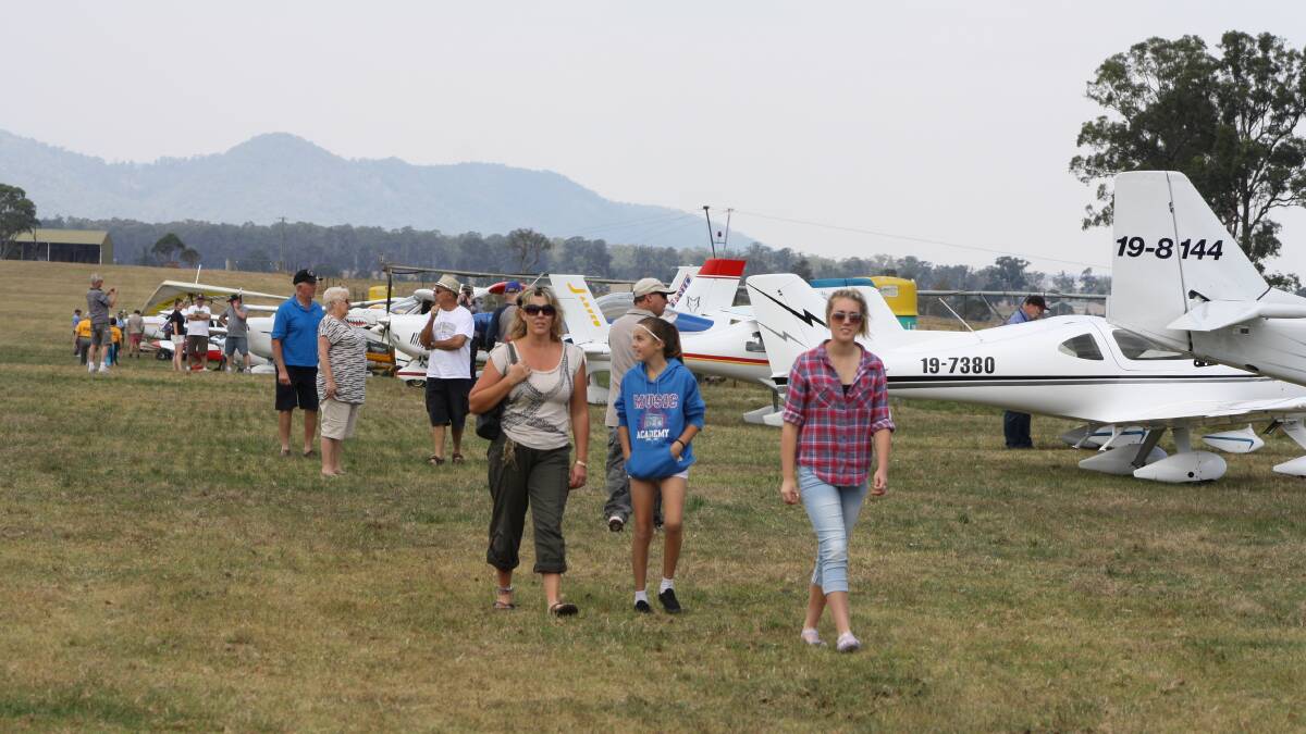The Gloucester Aero Club fly-in attracts upwards of 30 light aircraft each year.