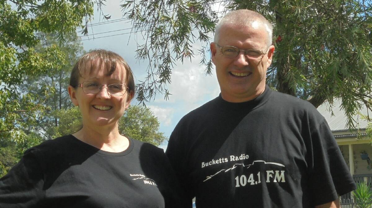 Calida and Shayne Holstein from Bucketts Radio.