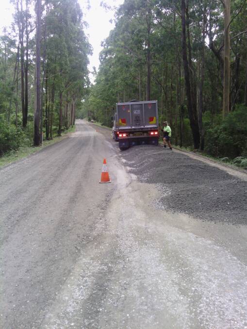 Council crews have begun work on the upgrade of the Thunderbolts Way.