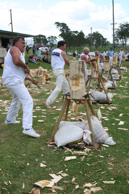 The woodchop at the 2009 Gloucester Show.