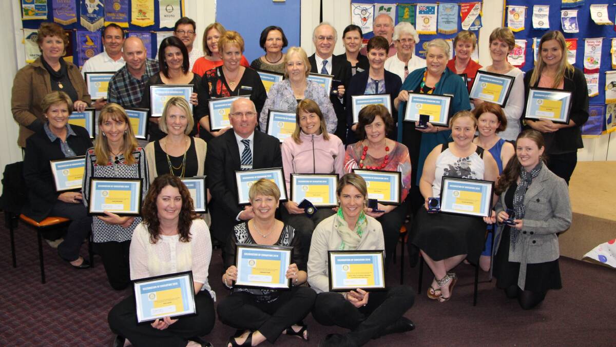 Gloucester Rotary celebrated the contribution of local teachers with a special dinner last Tuesday night.
