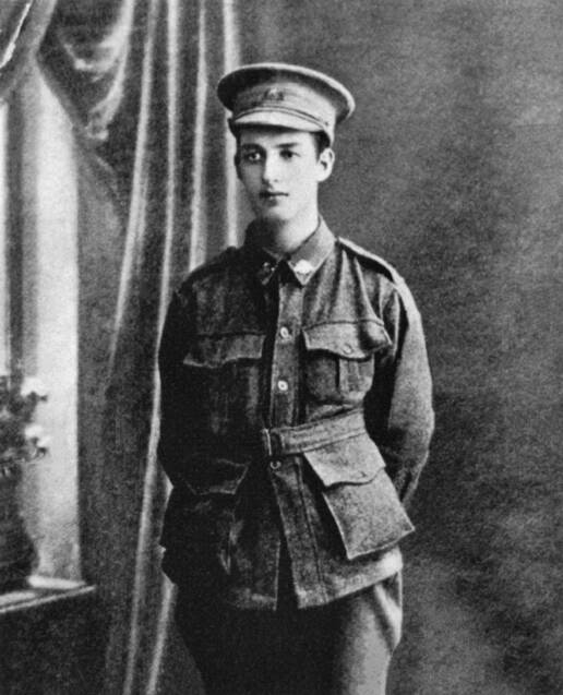 Studio portrait of Private Stanley Harold Harris, 18th Battalion, of Copeland. Pic Australian War Memorial archives.