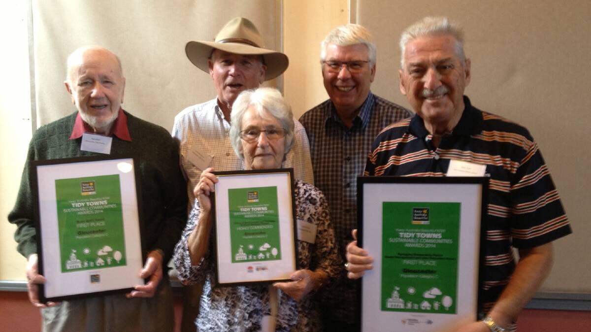 Gloucester won four awards at the 2013 Tidy Towns awards in Armidale.