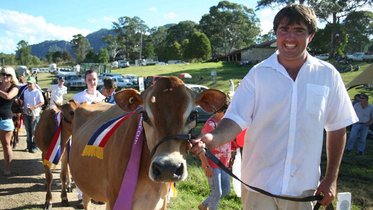 Tim Wilson with his champion entry at 2011 Gloucester Show.