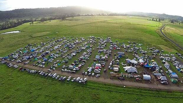 A protest camp at Bentley on the NSW north coast attracted more than 2000 people. Council has recommended a similar camp planned for Gloucester be restricted to no more than 200 people.