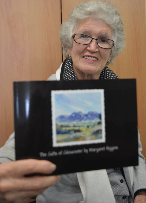 All gone: Margaret Higgins’ book of poems, The Gifts of Gloucester sold out during the book launch on Friday.