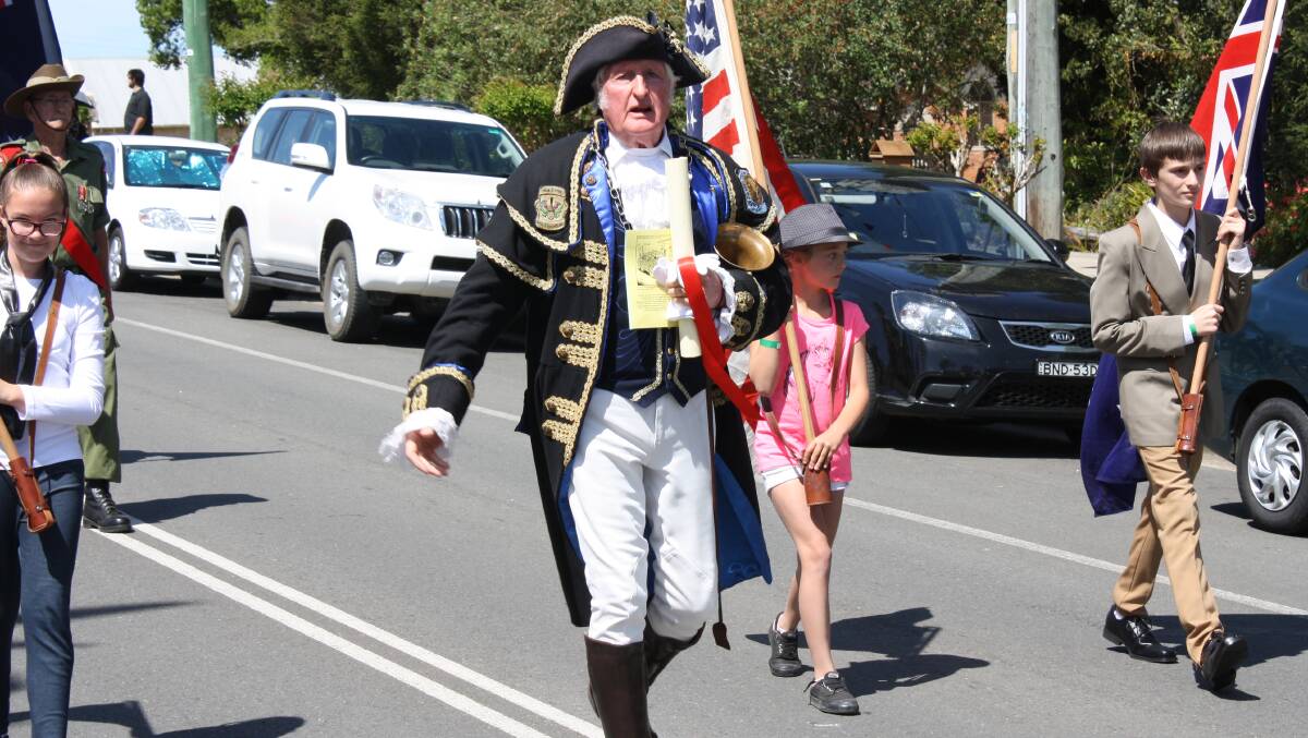 International town crier Graham Keating will again lead this year's parade for the Stroud Brick and Rolling Pin Throw.
