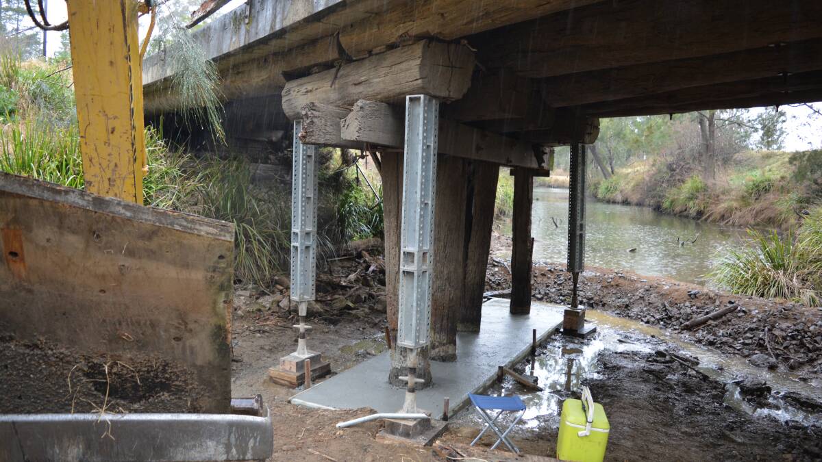 Council has started work to re-open Jacks Rd Bridge.