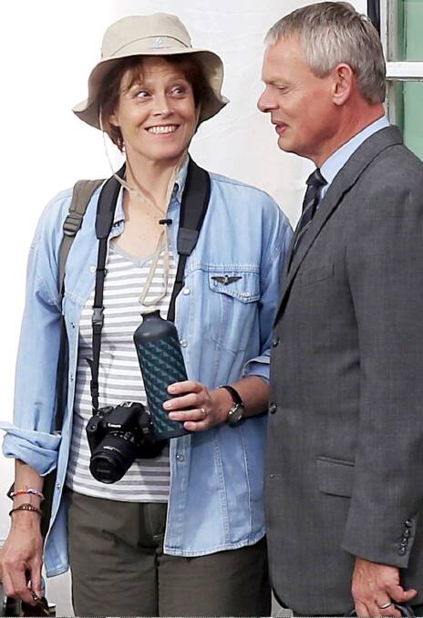 SIGOURNEY WEAVER | Next time on Doc Martin she wants to punch Dr Ellingham in the face.