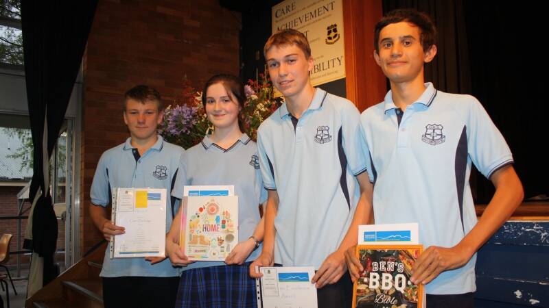 Coen Durbidge was first in year 9, Hayley Johns was second and Ben Reynolds and Andrew Chong Sun were equal third.