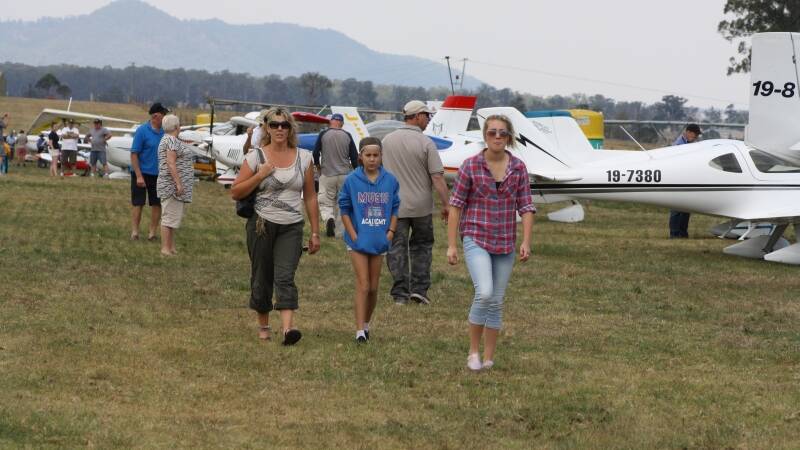 Large crowds headed to the Gloucester Aero Club for this year's fly-in.