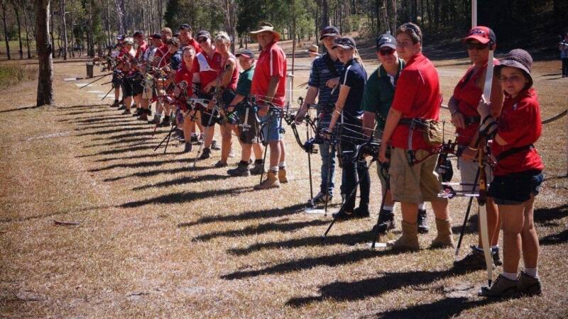 Archers participated in a coaching clinic at the Avon Valley range earlier this month.