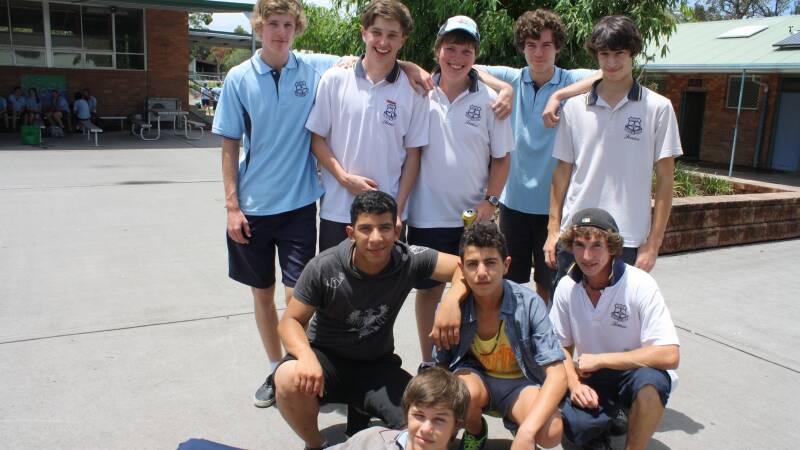 Students from Miller Intensive English Centre in Sydney formed close bonds with those from Gloucester. 