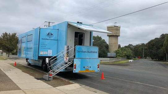Mobile Service Centres are 20 tonne trucks providing regional and rural Australians with friendly face-to-face service and tailored support. Photo supplied. 