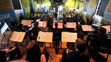 Peter Seymour Orchestra perform at Gloucester High School. Picture supplied.