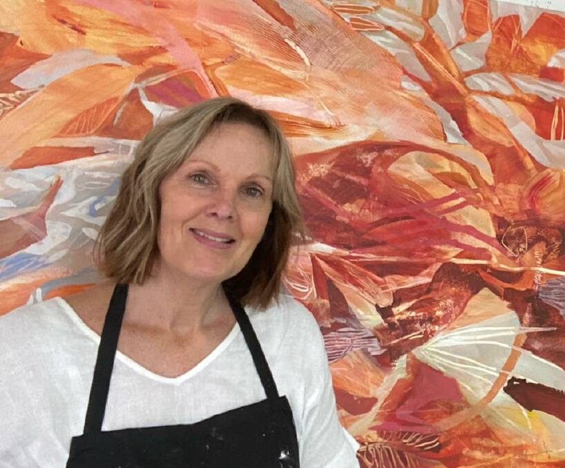 Bronwyn Barton's 'Brushstrokes' exhibition appearing at Gloucester Gallery till August 14. Image: Supplied