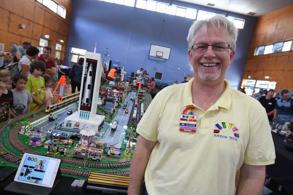 Fun for all ages: Brickfest organiser and ambassador Kevin Evans is looking forward to returning to Tuncurry for this year's display. Photo: Scott Calvin.