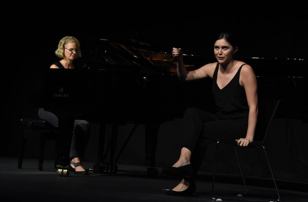 Laura Griffin from Sydney won the Marieke Dan Award for the Classical Art Song, placed first in the open age vocal championship, a Smile Scholarship and is the Roma Liggins nominee for vocal. Photo: Scott Calvin.