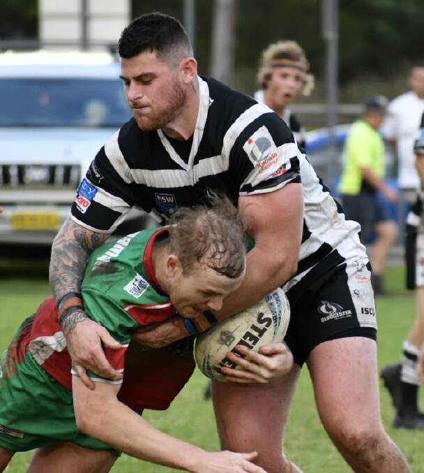 Front rower Kyle Predebon scored a length of the field try in the 32-10 win over Raymond Terrace. Photo supplied